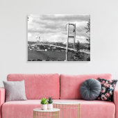  Turkije brug Istanbul Bosphorus Canvas Afdruk (Insitu (Woonkamer))