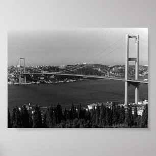 Turkije brug Istanbul Bosphorus Poster