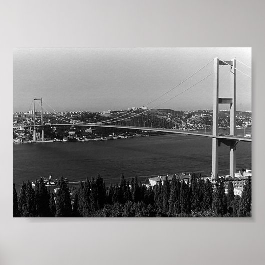  Turkije brug Istanbul Bosphorus Poster (Voorkant)