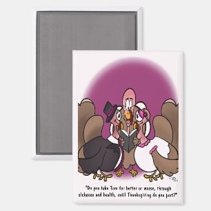 Turkije bruiloft rechthoekige magneet