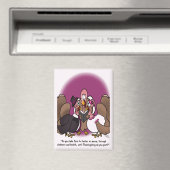 Turkije bruiloft rechthoekige magneet (Insitu (Vaatwasser))