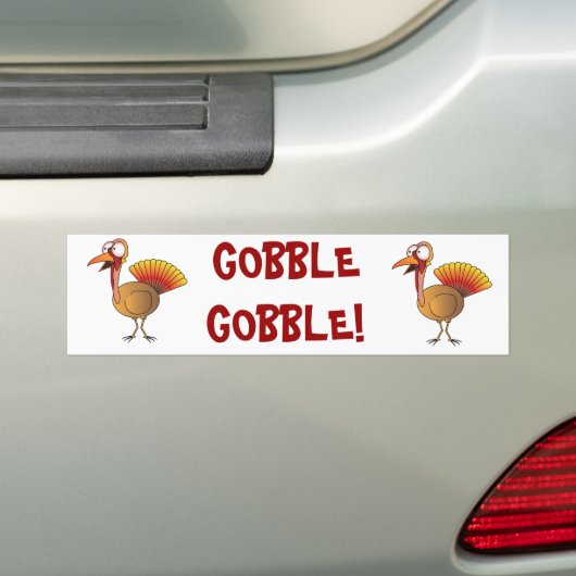 Turkije Bumpersticker (Op auto)