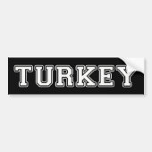Turkije Bumpersticker (Voorkant)