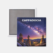 Turkije Cappadocië nachtmagneet Magneet (Voorkant / Achterkant)