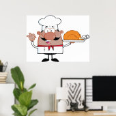 Turkije Chef Poster (Thuiskantoor)