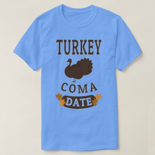 TURKIJE COMA DATUM T-SHIRT (Design voorkant)