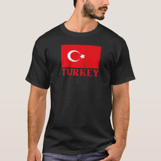Turkije Country Flag Souvenir Turkije  Raglan T-shirt