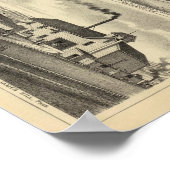 Turkije Creek Boerderij, Nebraska Poster (Hoek)