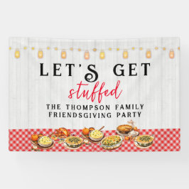 Turkije Dag Dankbaar Familie VriendenGiven Diner Spandoek