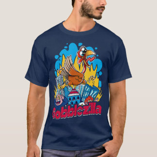 Turkije Dag Thanksgiving Gobblezilla 2 T-shirt