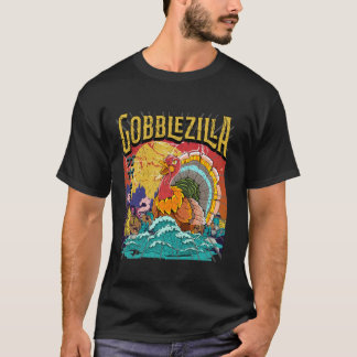 Turkije Dag Thanksgiving Gobblezilla T Shirt