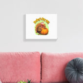 Turkije Dag van de Thanksgiving Oversized T-Shirt Canvas Afdruk (Insitu (Woonkamer))