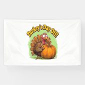 Turkije Dag van de Thanksgiving Oversized T-Shirt Spandoek (Horizontaal)