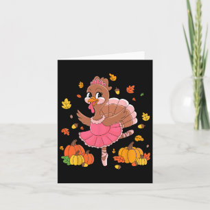 Turkije Dancing Ballet Lover Dancer Thanksgiving F Kaart