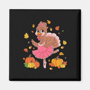 Turkije Dancing Ballet Lover Dancer Thanksgiving F Magneet