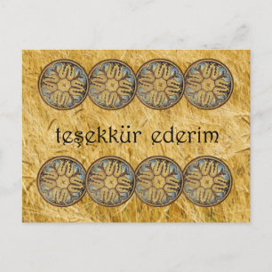 TURKIJE - Dank u Briefkaart