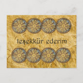 TURKIJE - Dank u Briefkaart (Voorkant)