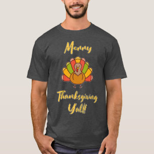 Turkije Day Merry Thanksgiving Happy Holiday Topje T-shirt
