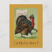 Turkije die het Briefkaart van de Thanksgiving (Voorkant)