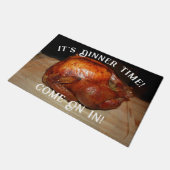 Turkije Diner Thanksgiving Deurmat (Schuin)