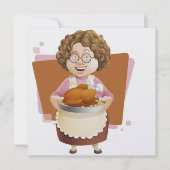 Turkije Diner / Thanksgiving / Kerst Kaart (Voorkant)