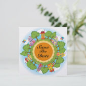 Turkije Diner - Thanksgiving - Kerst - SRF Save The Date (Staand voorkant)