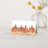 Turkije Dinner Place Card Plaatskaartje (Achterkant)