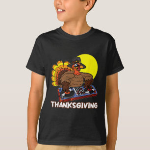 Turkije DJ Thanksgiving Day Cool Herfst Dance Musi T-shirt