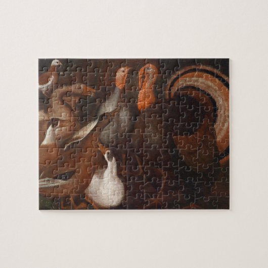 Turkije Eenden 1 Thanksgiving van duif Puzzle Legpuzzel (Horizontaal)