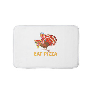 TURKIJE EET PIZZA Shirt Volwassen Vegan Kinderen G Badmat