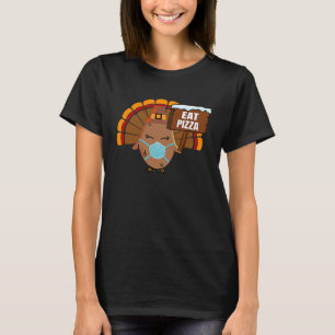 Turkije Eet Pizza Turkije Dragen Masker Vegan Than T-shirt
