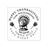  Turkije Elegant Thanksgiving retour adres Rubberstempel (Afrduk)