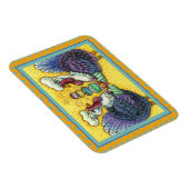 TURKIJE EN ALLE FIXINEN, GROTE THANKSGIVING VOGELS MAGNEET (Rechterzijde)