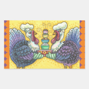 TURKIJE EN ALLE STICKERS VAN DE THANKSGIVING FIXIN