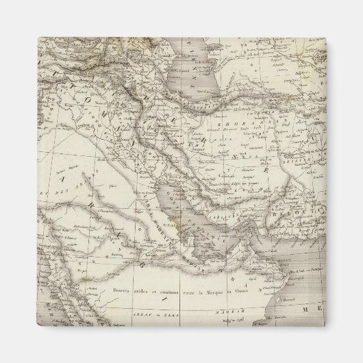 Turkije en Arabië Magneet (Voorkant)