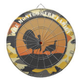 Turkije en Camo Dartbord (Voorkant)