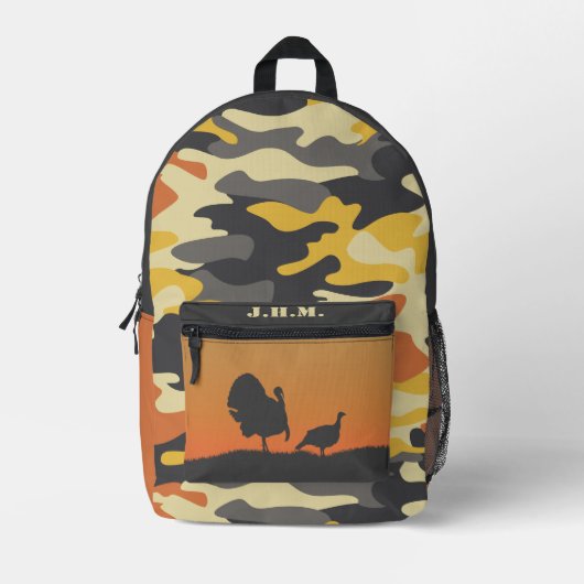 Turkije en Camo gedrukte rugzak (Voorkant)