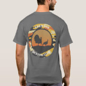 Turkije en Camo Round Design T-Shirt (Achterkant)