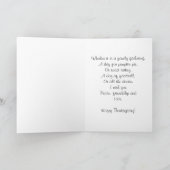 Turkije en de Kaart van de Thanksgiving van het (Binnen)