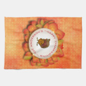 Turkije en de krans van bladeren theedoek (Horizontaal)