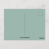  Turkije en groene bladeren Thanksgiving Briefkaart (Achterkant)