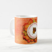 Turkije en herfstkrans koffiemok (Voorkant links)