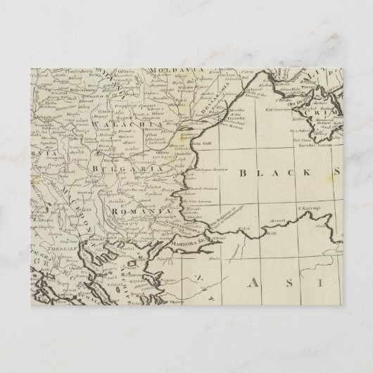 Turkije en Hongarije Briefkaart (Voorkant)