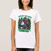 Turkije en konijn Showdown T-shirt (Voorkant)