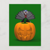 Turkije en pompoen briefkaart (Voorkant)