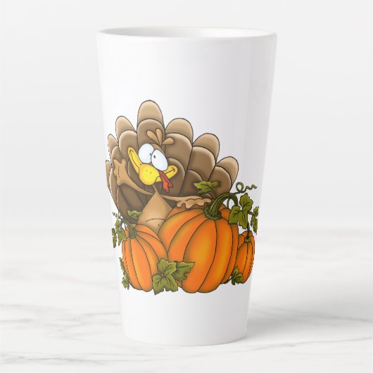 Turkije en pompoenen latte mok (Voorkant)