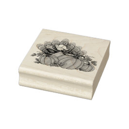 Turkije en pompoenen rubberstempel