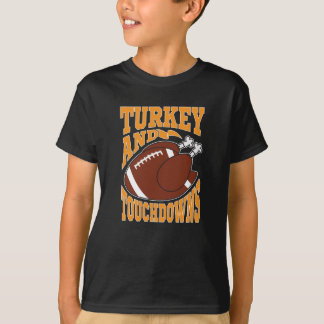Turkije en touchdowns t-shirt