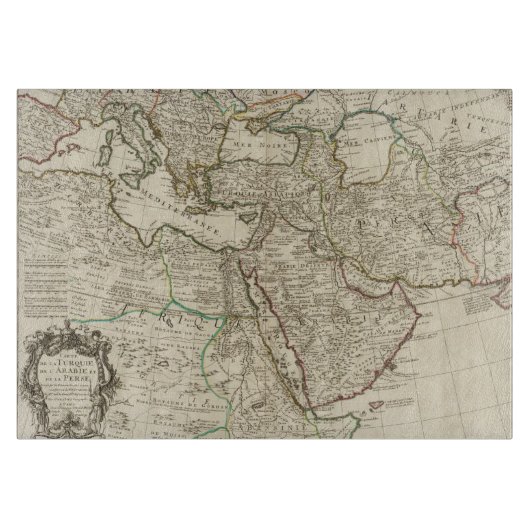 Turkije en Zweden Snijplank (Voorkant)