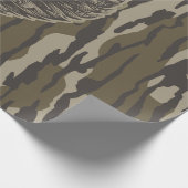 Turkije Feather Bottomland Camo Forest Camouflage Cadeaupapier (Hoek)
